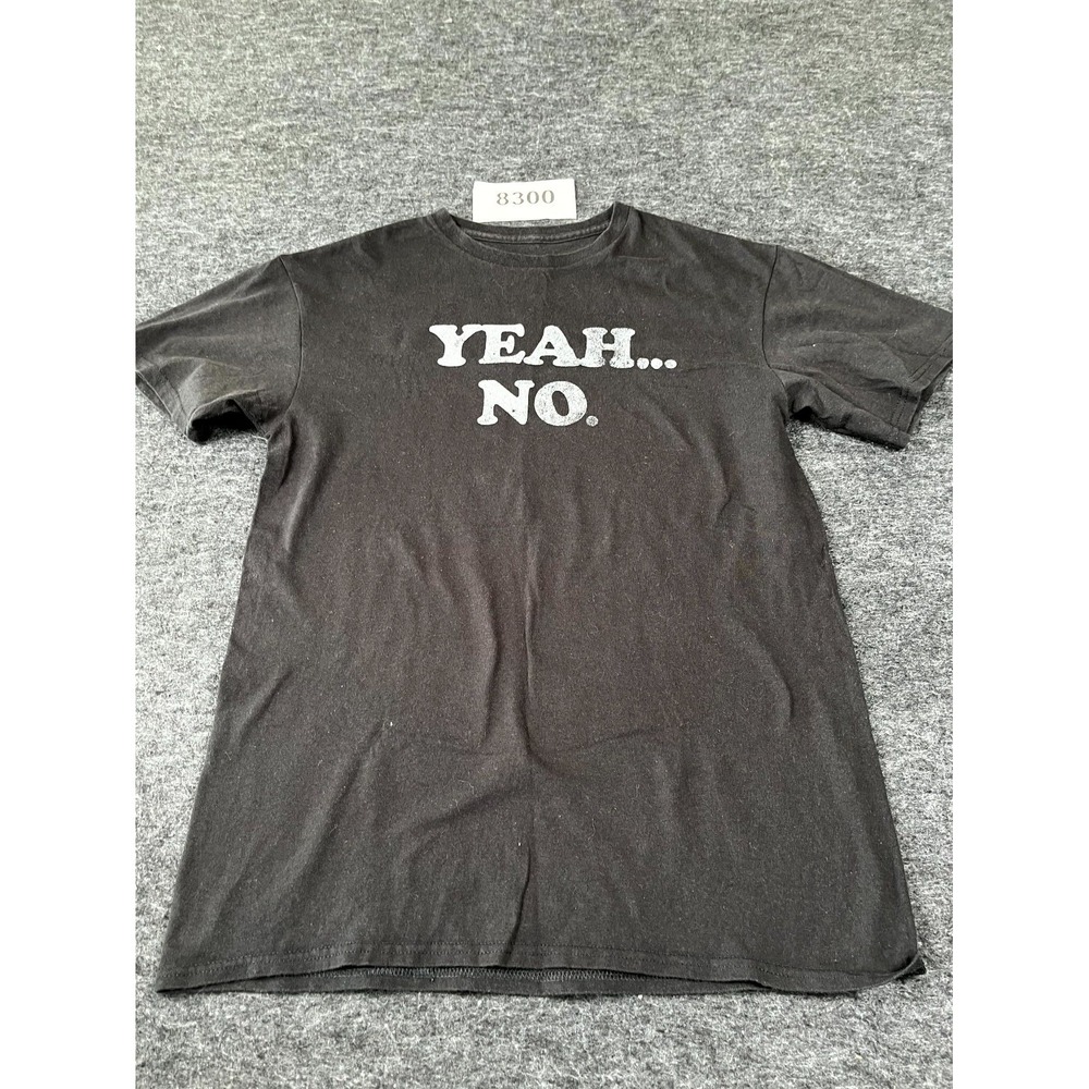 DOM T Shirt Mens Medium Black Cotton Crew Neck Short Sleeve Outdoor Casual